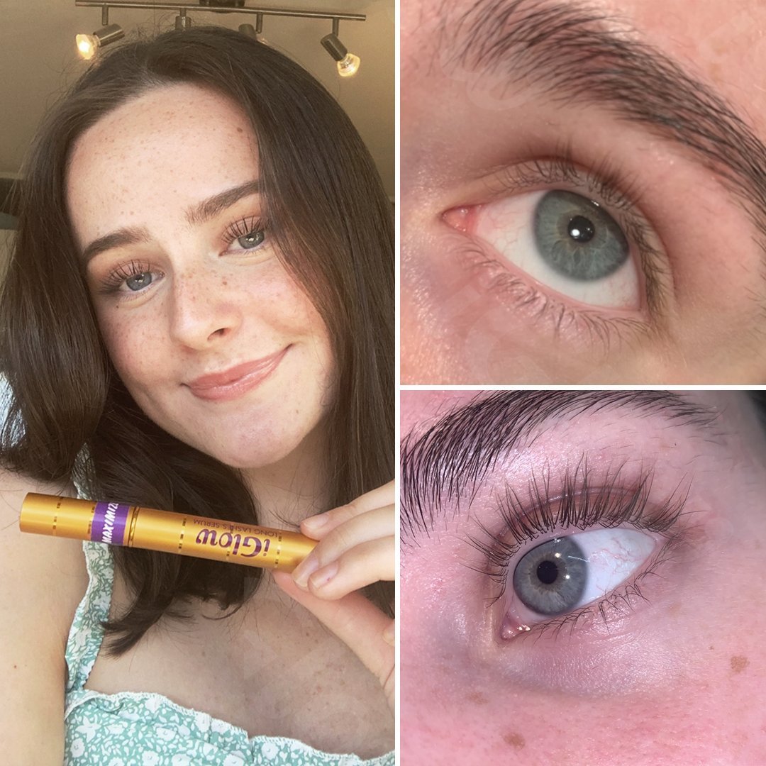 iGlow 2x Lash Maximizer – Lash Serum, 3 ml - iGlow Cosmetics