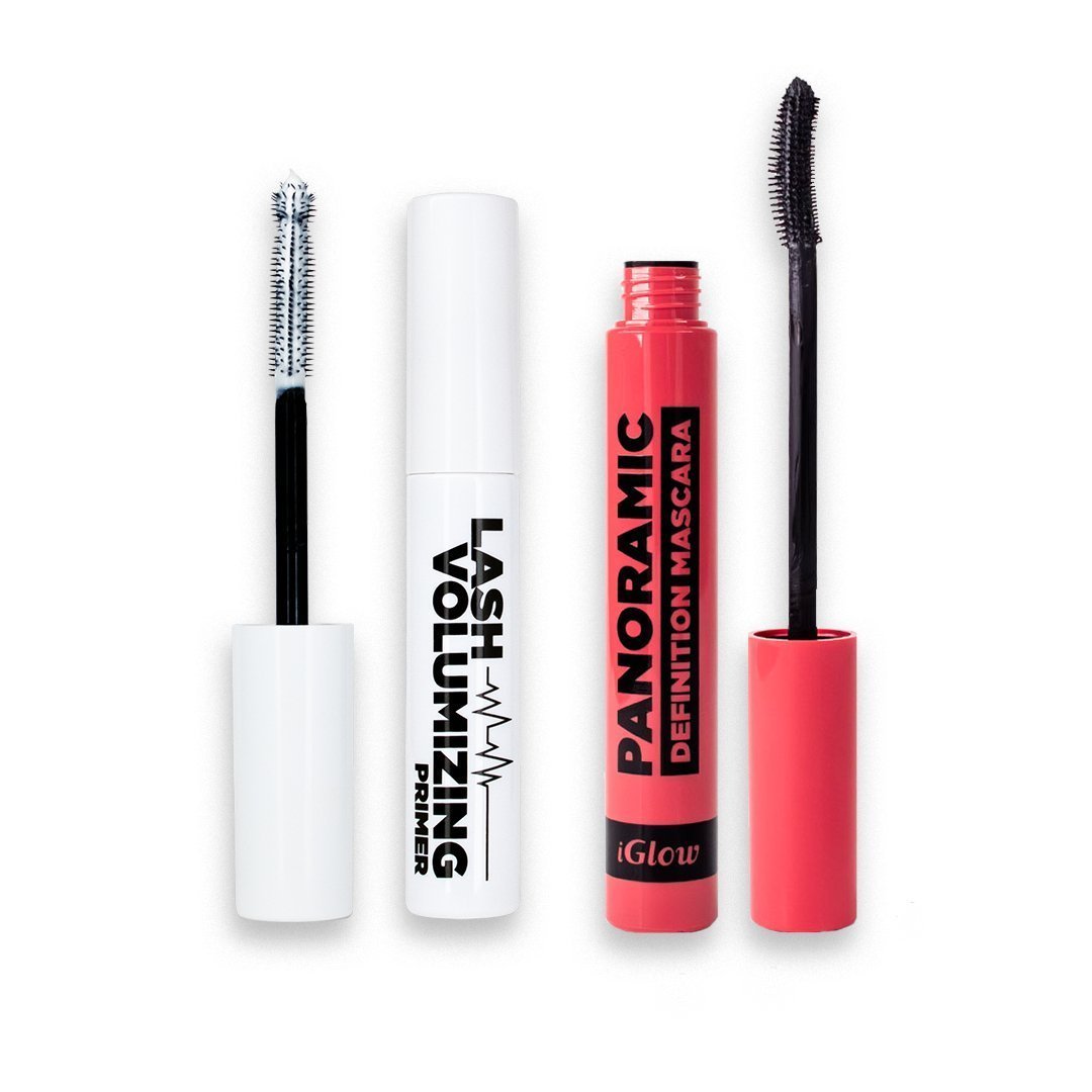 iGlow Lash Volumizing Primer + Panoramic Mascara - iGlow Cosmetics