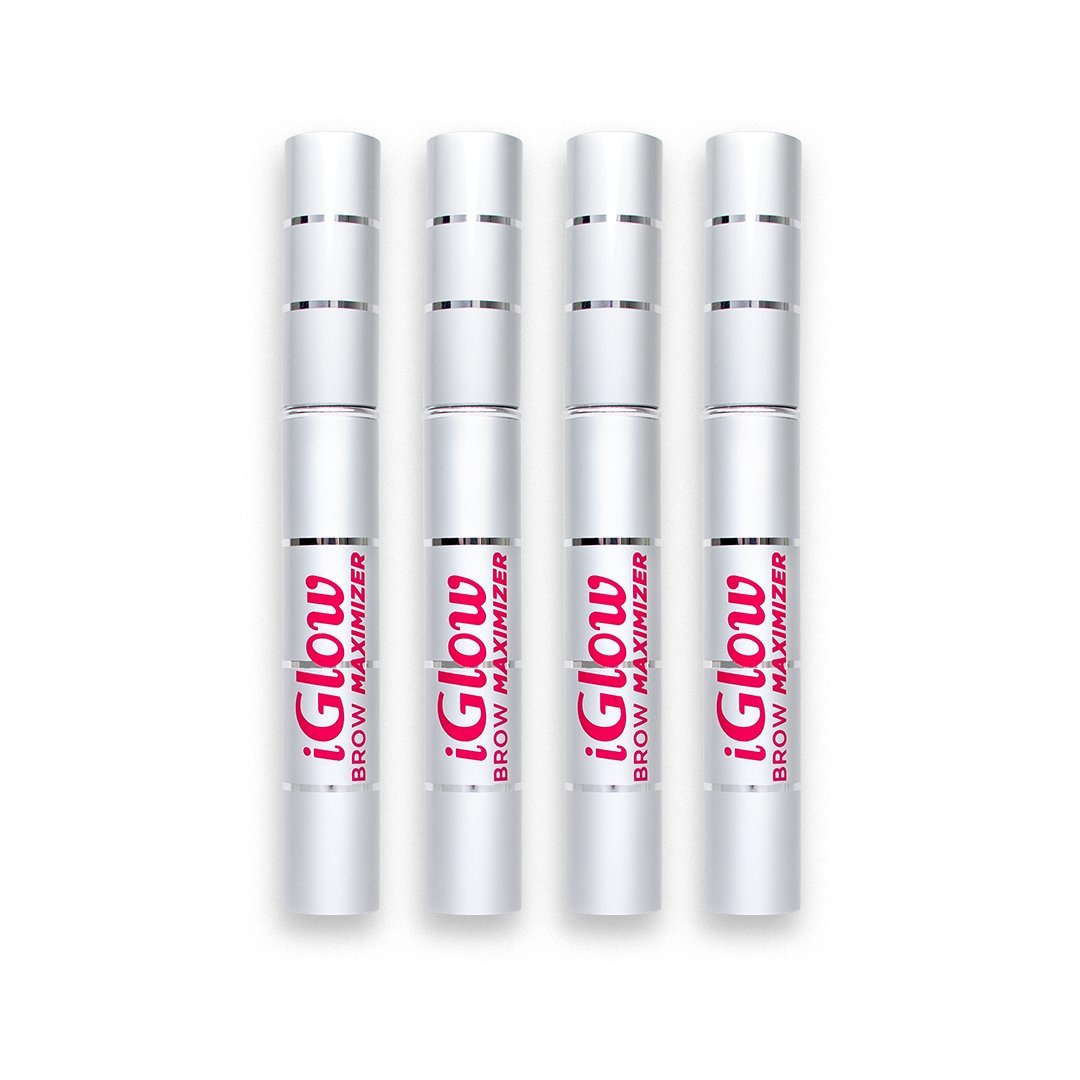 4x iGlow Brow Maximizer - Brow Serum, 4 ml - iGlow Cosmetics