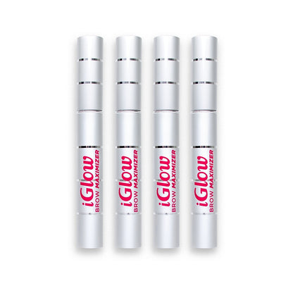 4x iGlow Brow Maximizer - Brow Serum, 4 ml - iGlow Cosmetics