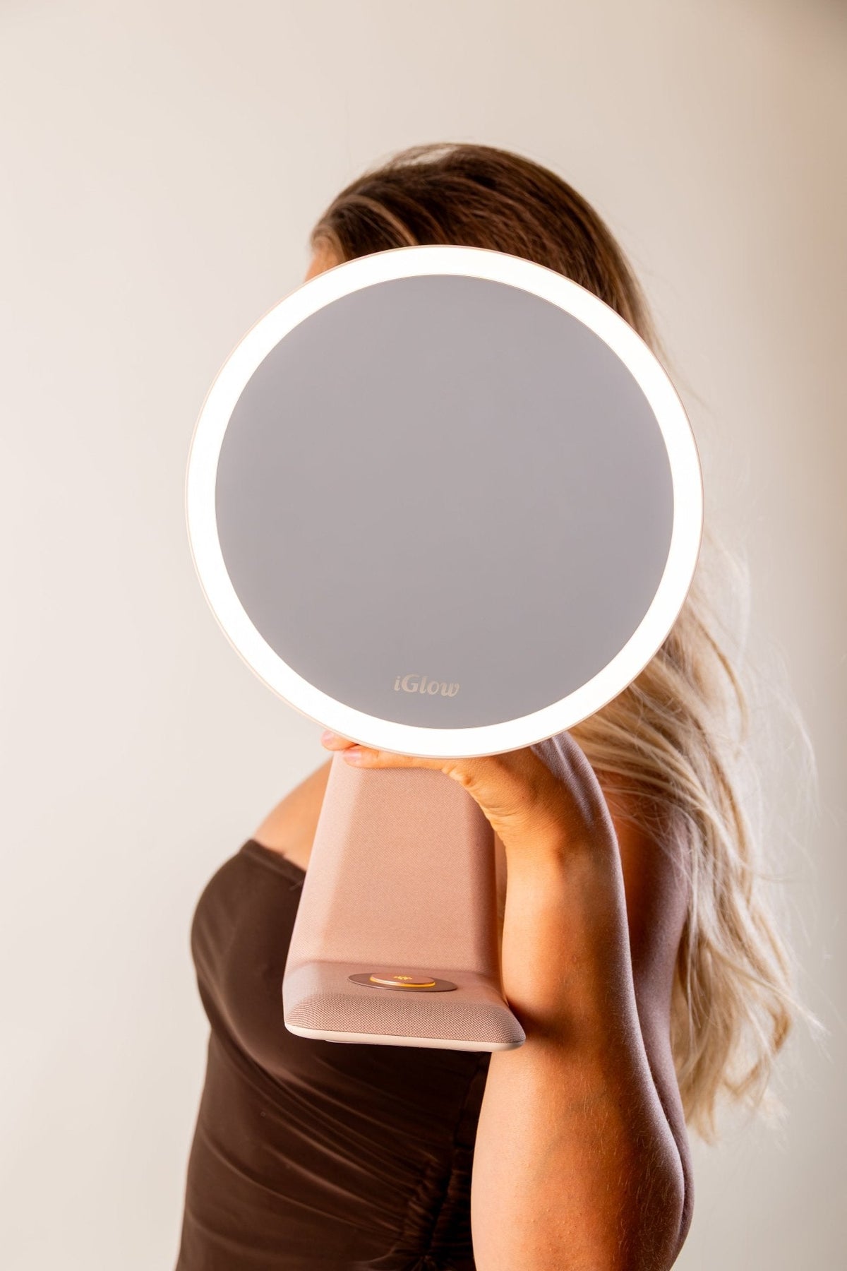 iGlow Halo Pro LED makeup mirror and desk lamp