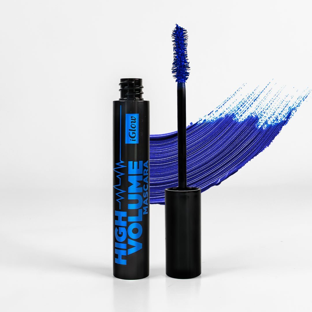 iGlow High Volume Mascara - Blue - iGlow Cosmetics