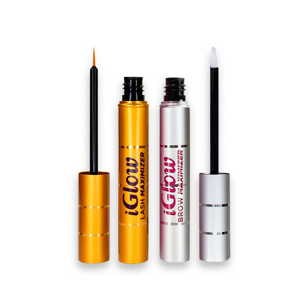 iGlow Lash Maximizer, 3 ml + iGlow Brow Maximizer, 4 ml - iGlow Cosmetics