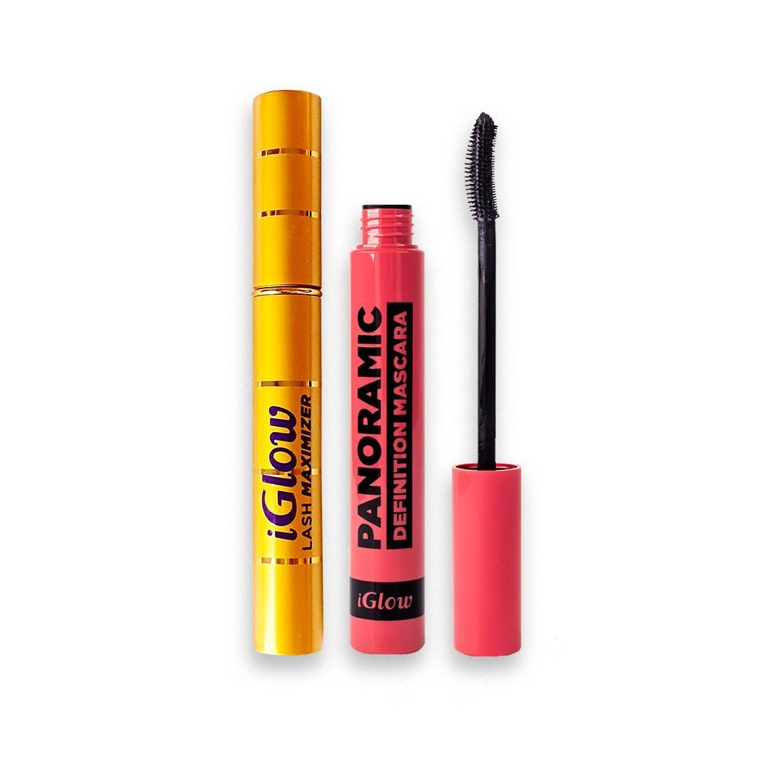 iGlow Lash Maximizer and Panoramic Mascara - iGlow Cosmetics