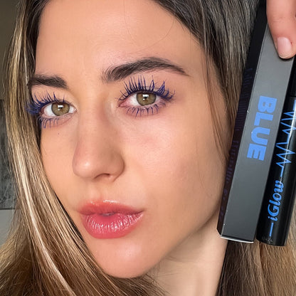 iGlow Lash Serum &amp; High Volume Mascara Kit - Blue - iGlow Cosmetics