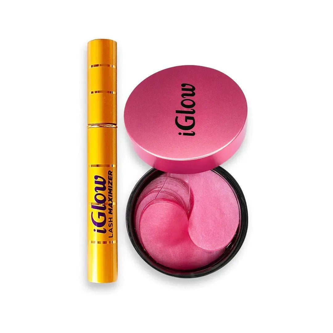 iGlow Lash Maximizer and iGlow Raspberry Under - eye Patches - iGlow Cosmetics