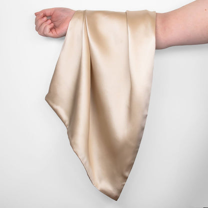 iGlow Silk Pillowcase - Champagne Dreams - iGlow Cosmetics